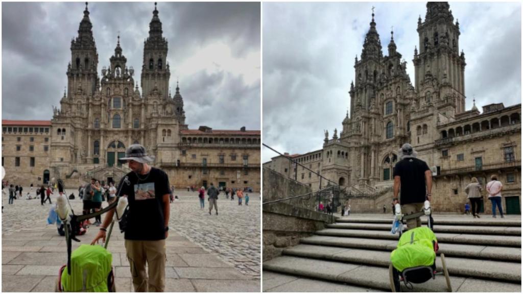 David llega a la Catedral de Santiago
