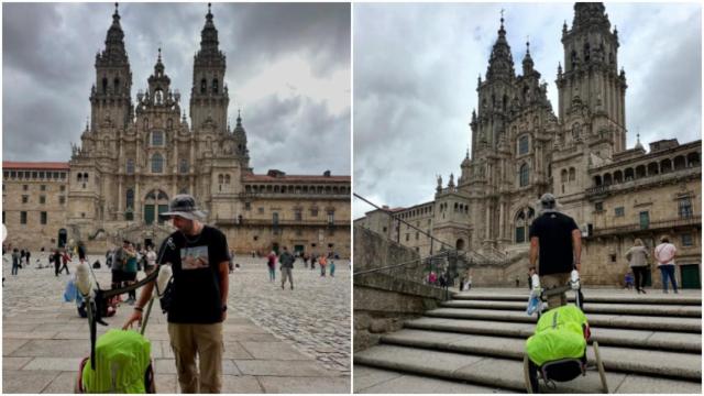 David llega a la Catedral de Santiago
