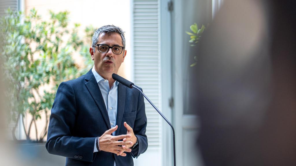 El ministro de Justicia, Presidencia y Relaciones con las Cortes, Félix Bolaños.