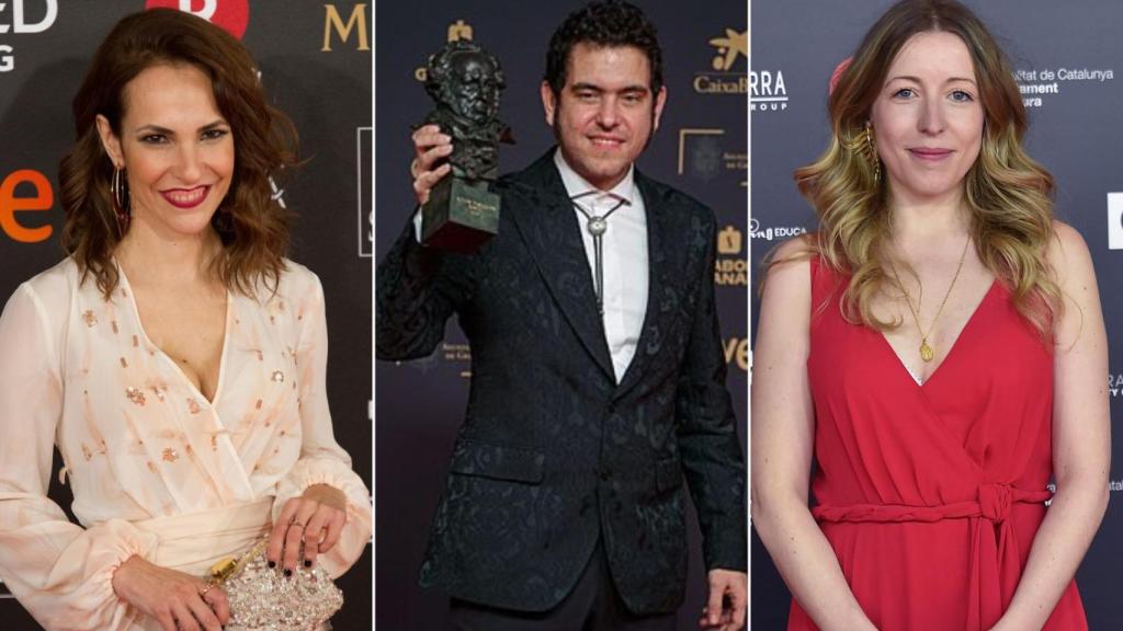 Javier Macipe, Pilar Palomero y Paula Ortiz.