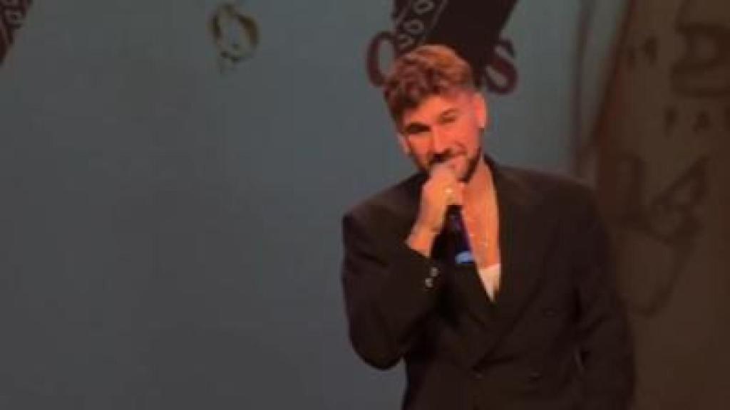 Dani Fernández en su nombramiento como Hijo Predilecto de Alcázar de San Juan (Toledo).