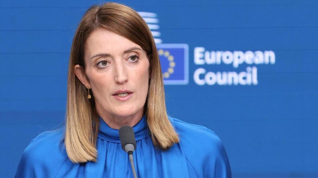 Roberta Metsola, presidenta del Parlamento Europeo
