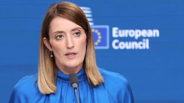 Roberta Metsola, presidenta del Parlamento Europeo