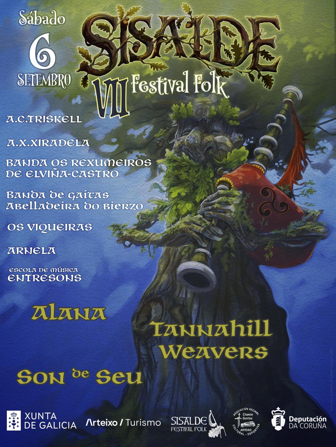 Carel del Festival Sisalde 2025 en Arteixo.