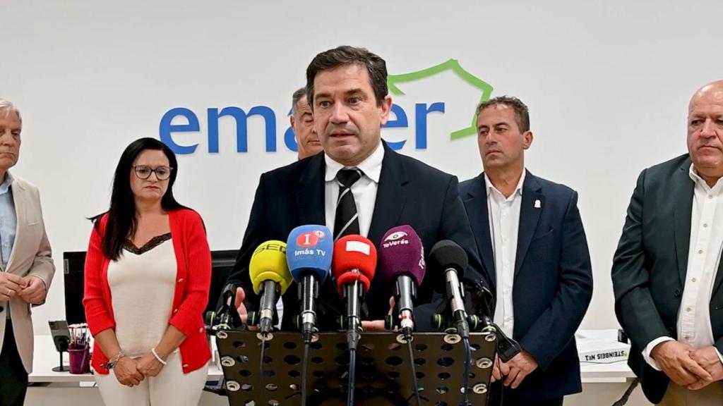 Miguel Ángel Valverde este miércoles en rueda de prensa.