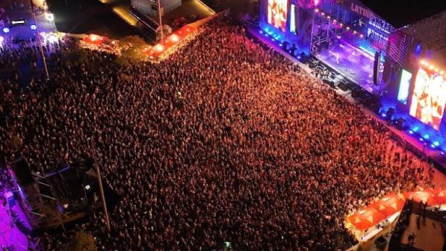 Un concierto de una edición anterior del festival Vive Latino.