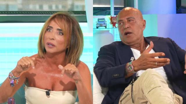 María Patiño y Kiko Matamoros en ‘No somos nadie’.