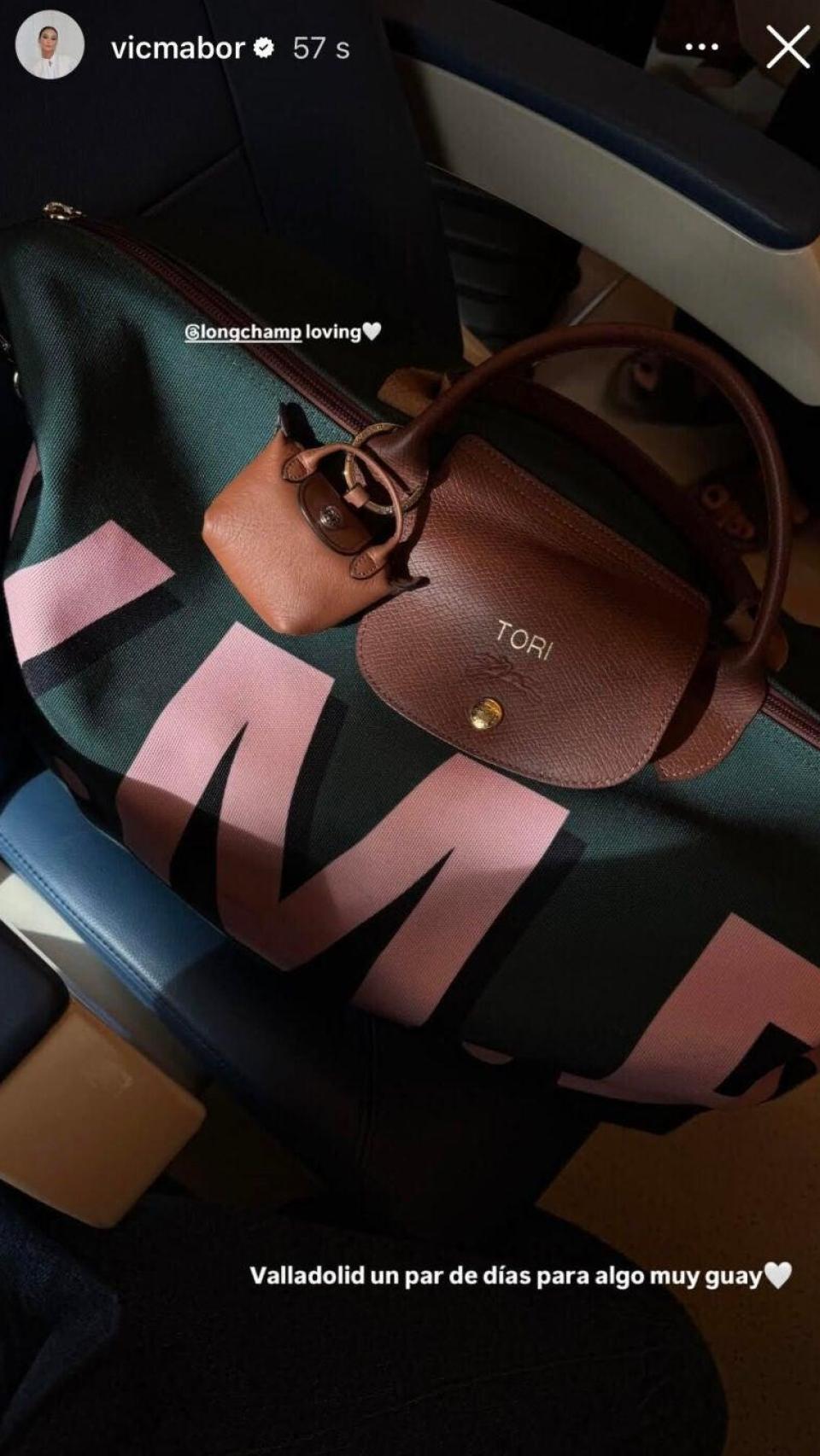 Victoria Federica, en un 'story' de Instagram.