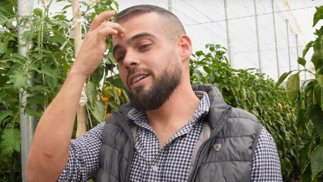 Juan Miguel, agricultor en Almería