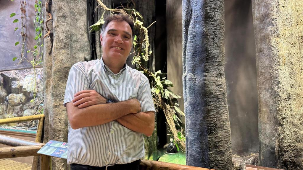 Javier González, director técnico del Acuario de Zaragoza.
