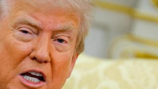 Donald Trump, durante la recepción en el Despacho Oval de su homólogo polaco, Karol Nawrocki.