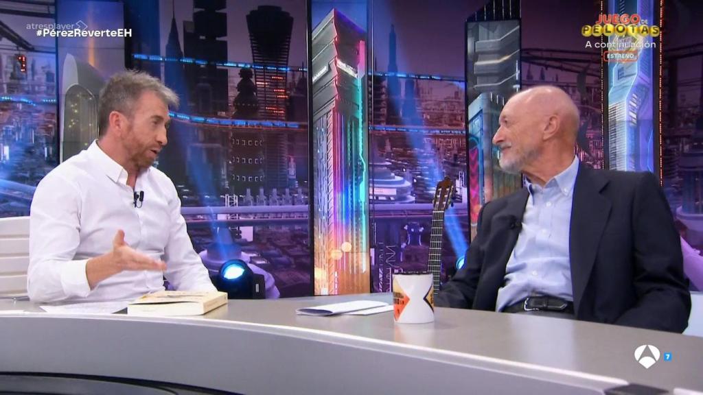 Arturo Pérez-Reverte en 'El Hormiguero'.