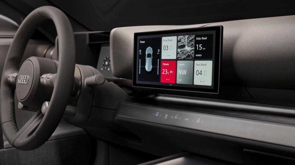 Pantalla táctil del Audi Concept C