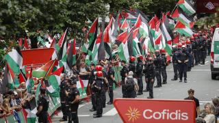 Protestas propalestinas en La Vuelta 4:3