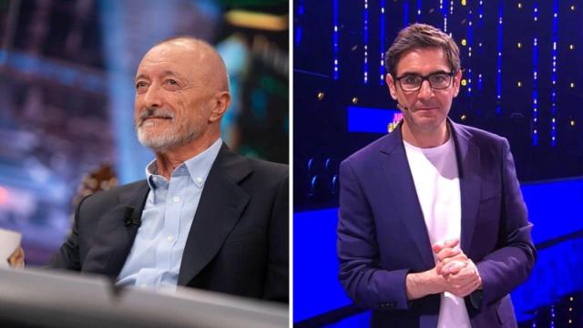 Arturo Pérez-Reverte y Juanra Bonet, en un fotomontaje de BLUPER.