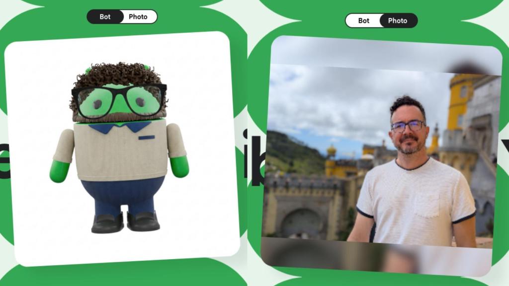 Bot credo con IA y foto original