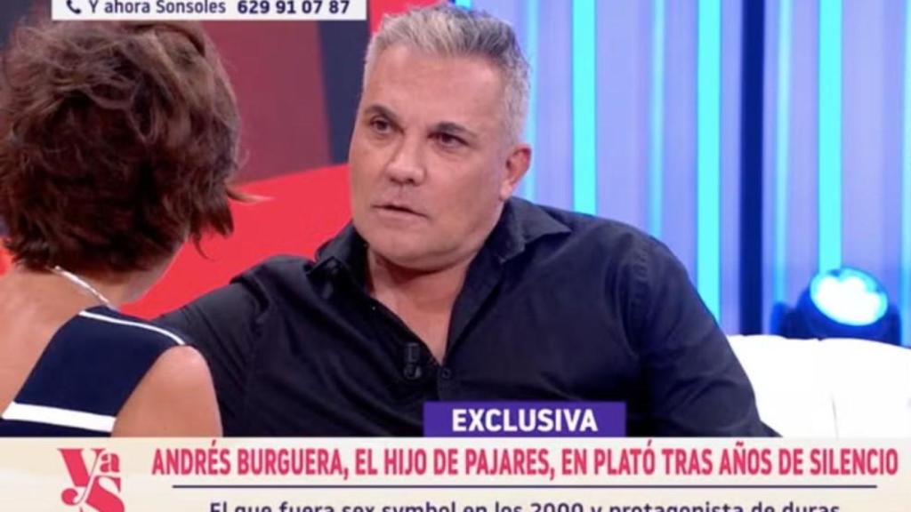 Andrés Burguera, charlando con Sonsoles Ónega, este pasado miércoles.