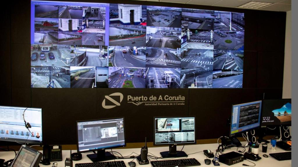 Centro de Control APAC del Puerto de A Coruña.
