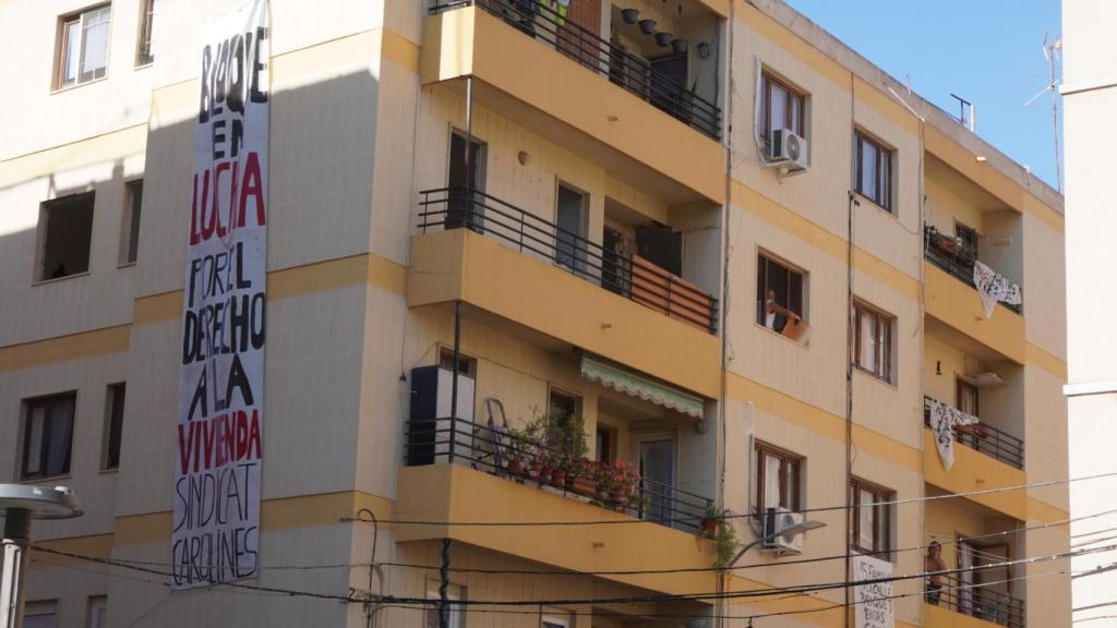 Los bloques de viviendas en Carolinas Altas.