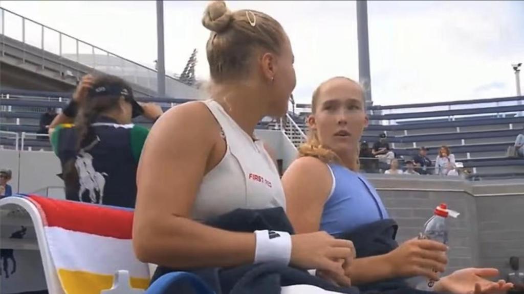 La reacción de Andreeva tras la interacción con el aficionado