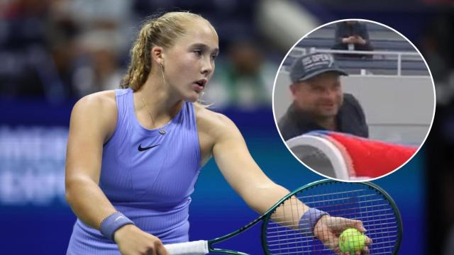Andreeva y la controvertida actitud hacia ella de un espectador en el US Open