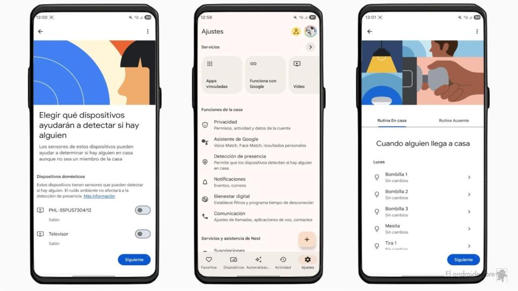 Detección de presencia en Android
