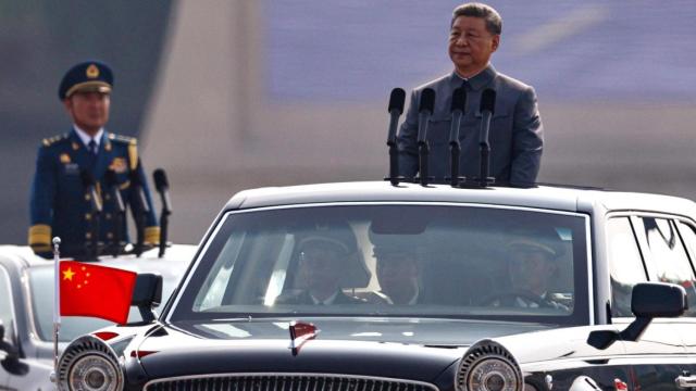 Xi Jinping en Pekín durante el desfile por el 80º aniversario del fin de la Segunda Guerra Mundial.