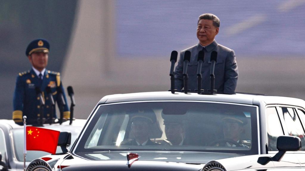 Xi Jinping en Pekín durante el desfile por el 80º aniversario del fin de la Segunda Guerra Mundial.