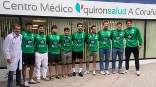 La plantilla del Liceo pasa sus reconocimientos médicos en el Quirónsalud de A Coruña