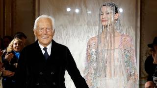 El diseñador Giorgio Armani el pasado mes de junio durante Paris Fashion Week.