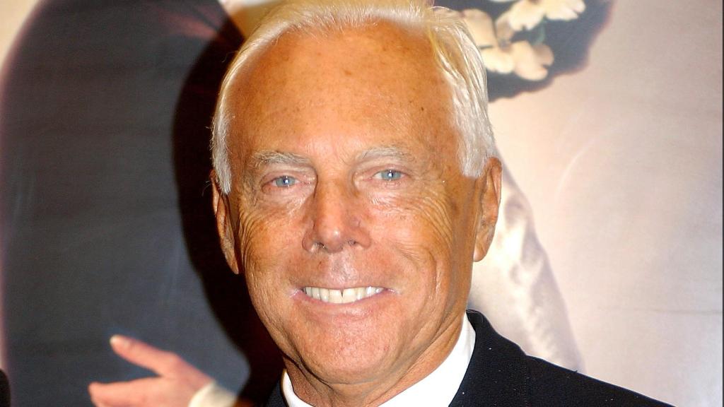 El diseñador Giorgio Armani en una imagen de 2004.