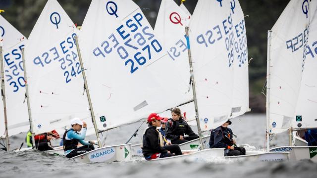 Los Optimist compitiendo durante la edición anterior