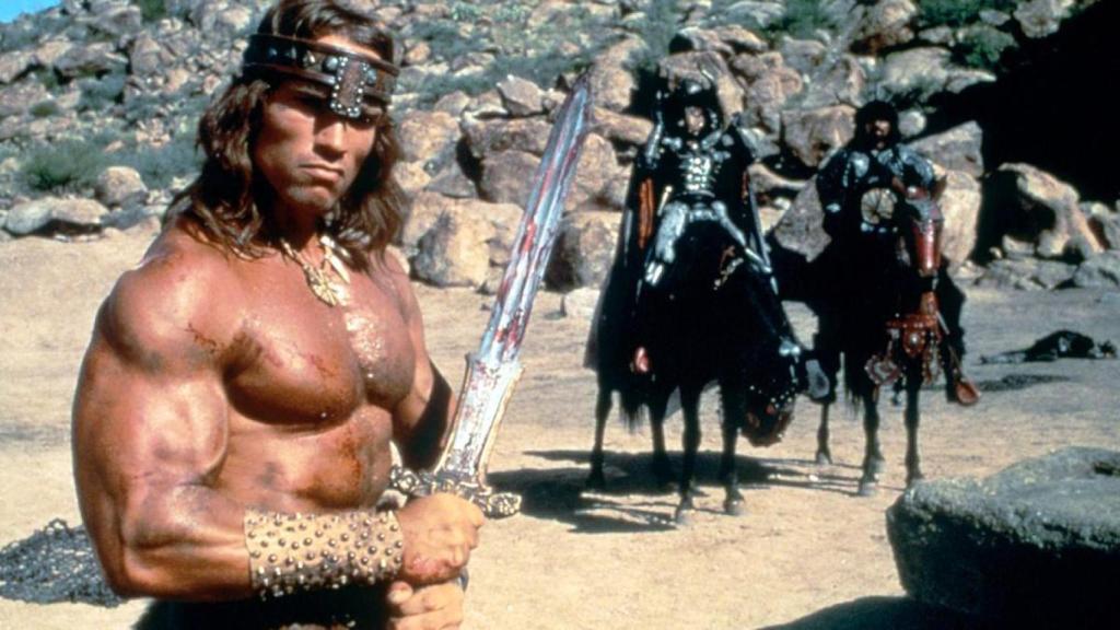 Arnold Schwarzenegger en 'Conan el Bárbaro' (1982)