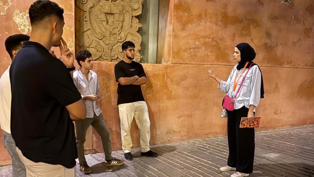 Uno de los recorridos realizados por Aicha.