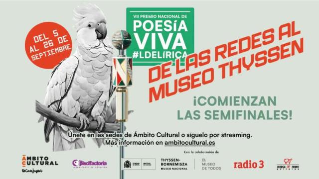 Comienzan las semifinales de la VII edición del Premio Nacional de Poesía Viva #LdeLírica