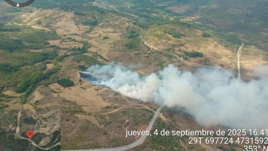 Un nuevo incendio declarado en Berlanga del Bierzo