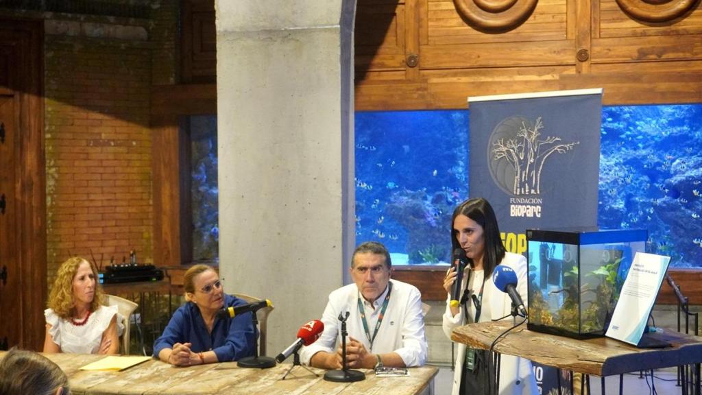 Un momento de la presentación del proyecto en Bioparc Fuengirola.
