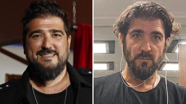 Antonio Orozco (52), antes y después de perder 23 kilos