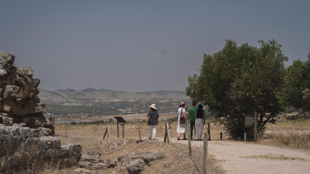 Paisaje sobre las ruinas de la ciudad visigoda de Recópolis.