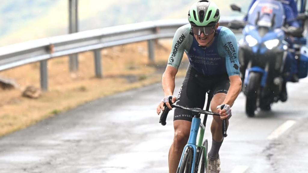 Felix Gall durante un ataque en solitario.