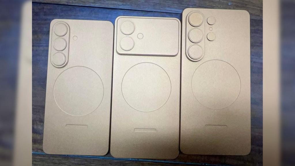 Foto filtrada de las maquetas de los Galaxy S26