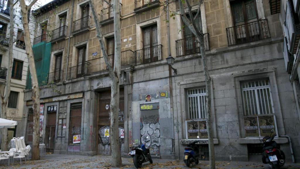 La fachada del Palacio de Sueca antes de la rehabilitación.
