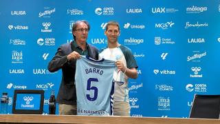 Darko Brašanac luce como nuevo jugador del Málaga CF