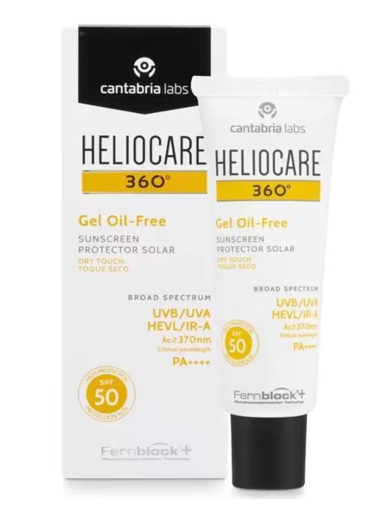 Heliocare 360 Gel Oil Free SPF50 50 ml, de Cantabria Labs. Disponible en Atida por 23,99 euros.