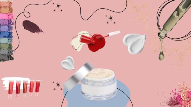 'Collage' con diferentes referencias al sector de la belleza.