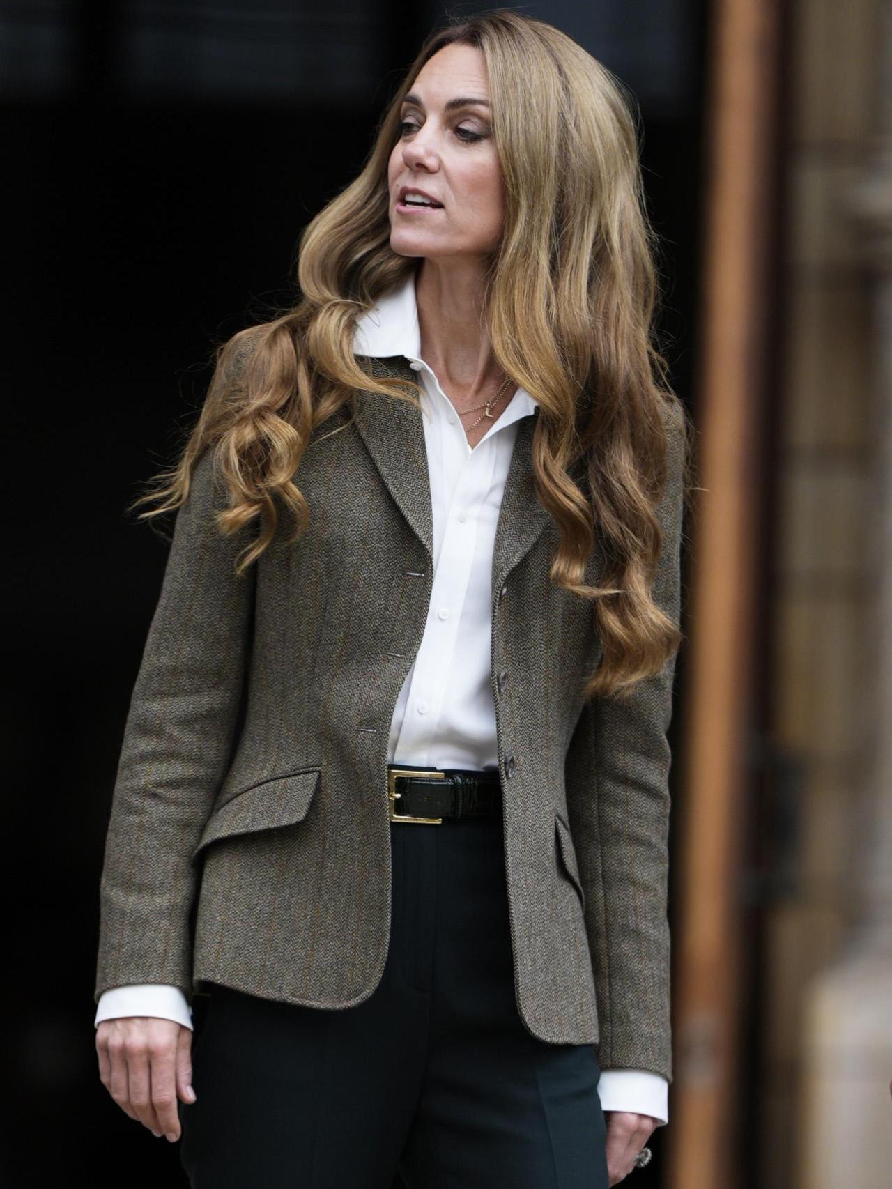 Kate ha aclarado notablemente su tono de cabello.