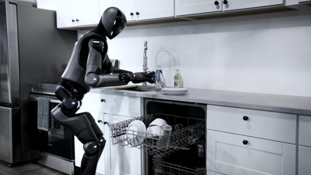 El robot humanoide Figure 02 aprende a poner el lavavajillas