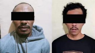 Los dos detenidos por el asesinato de Matilde Muñoz.