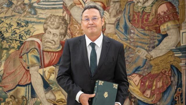 El fiscal general, Álvaro García Ortiz, en el palacio de la Zarzuela.