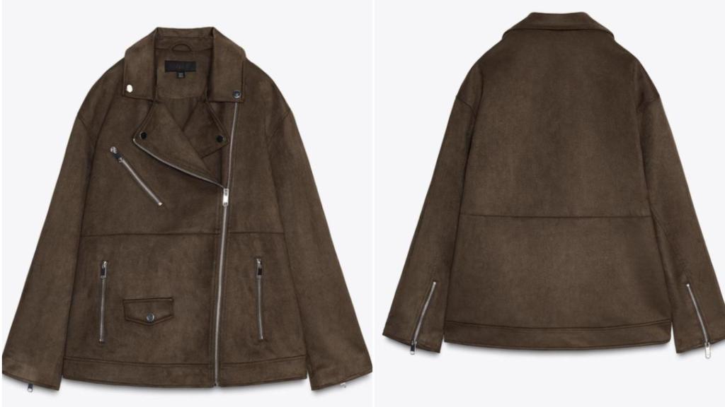 Cazadora  Biker efecto Denim. Ref: 3046/284/505